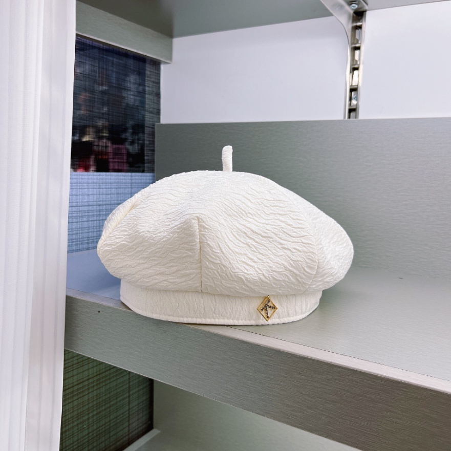 HMH® Mũ nồi beret vải nhún thời trang phong cách Hàn Quốc mới