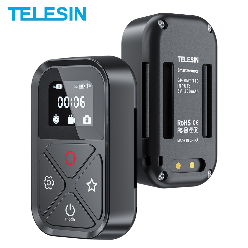 Telesin Bộ Điều Khiển Từ Xa Bluetooth 80M Cho GoPro Hero 8 9 10 11 Max