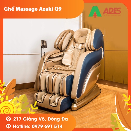 Ghế Massage Toàn Thân Cao Cấp 4D AZAKI Q9 - Bảo hành Chính hãng
