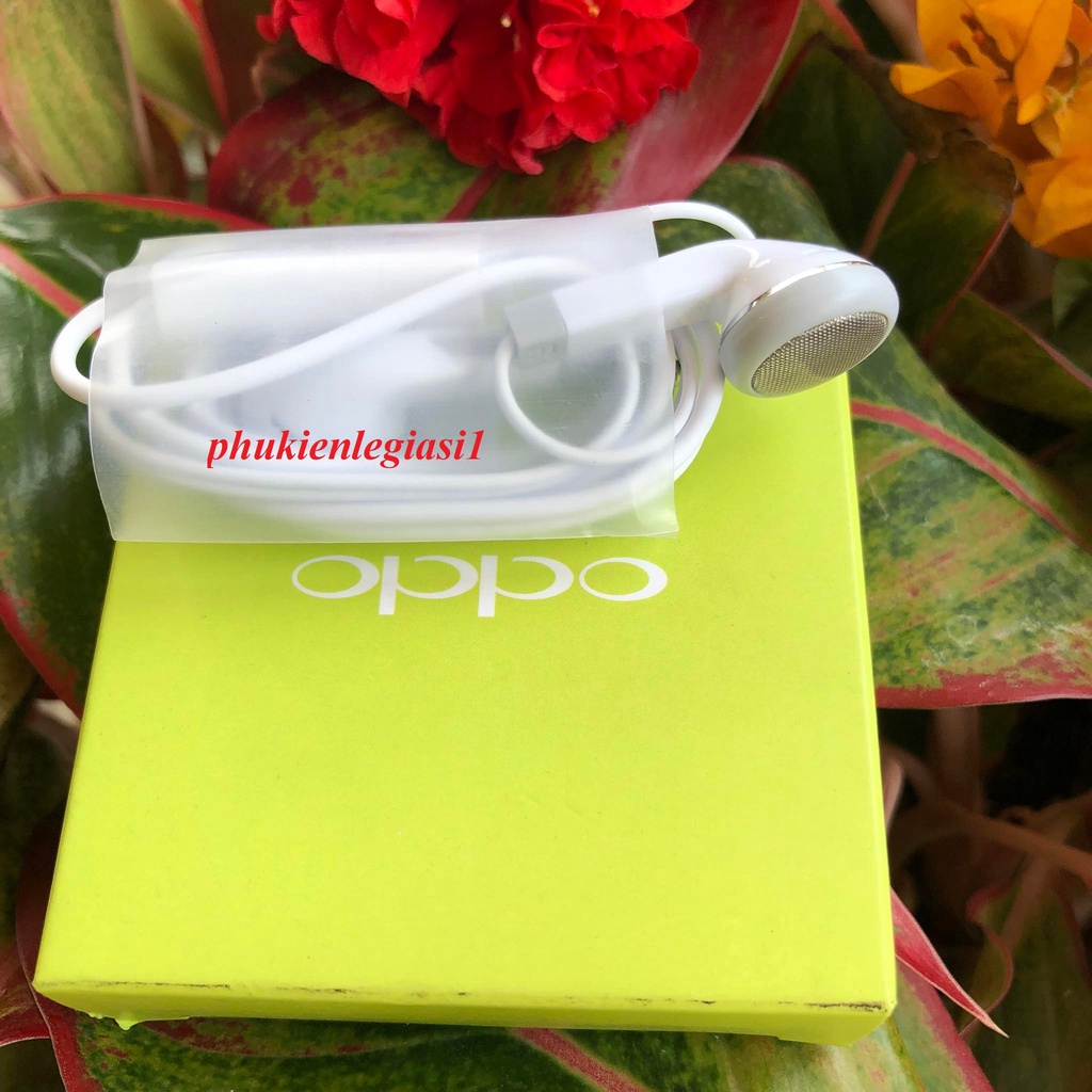 Tai nghe oppo hộp xanh lưới sắt