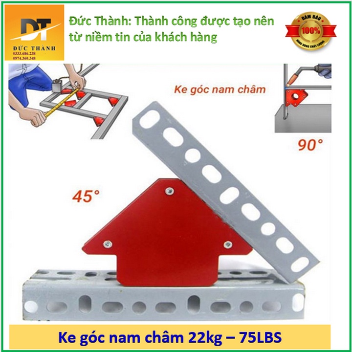 Siêu hot Nam châm ke góc. Lực hút  22KG.