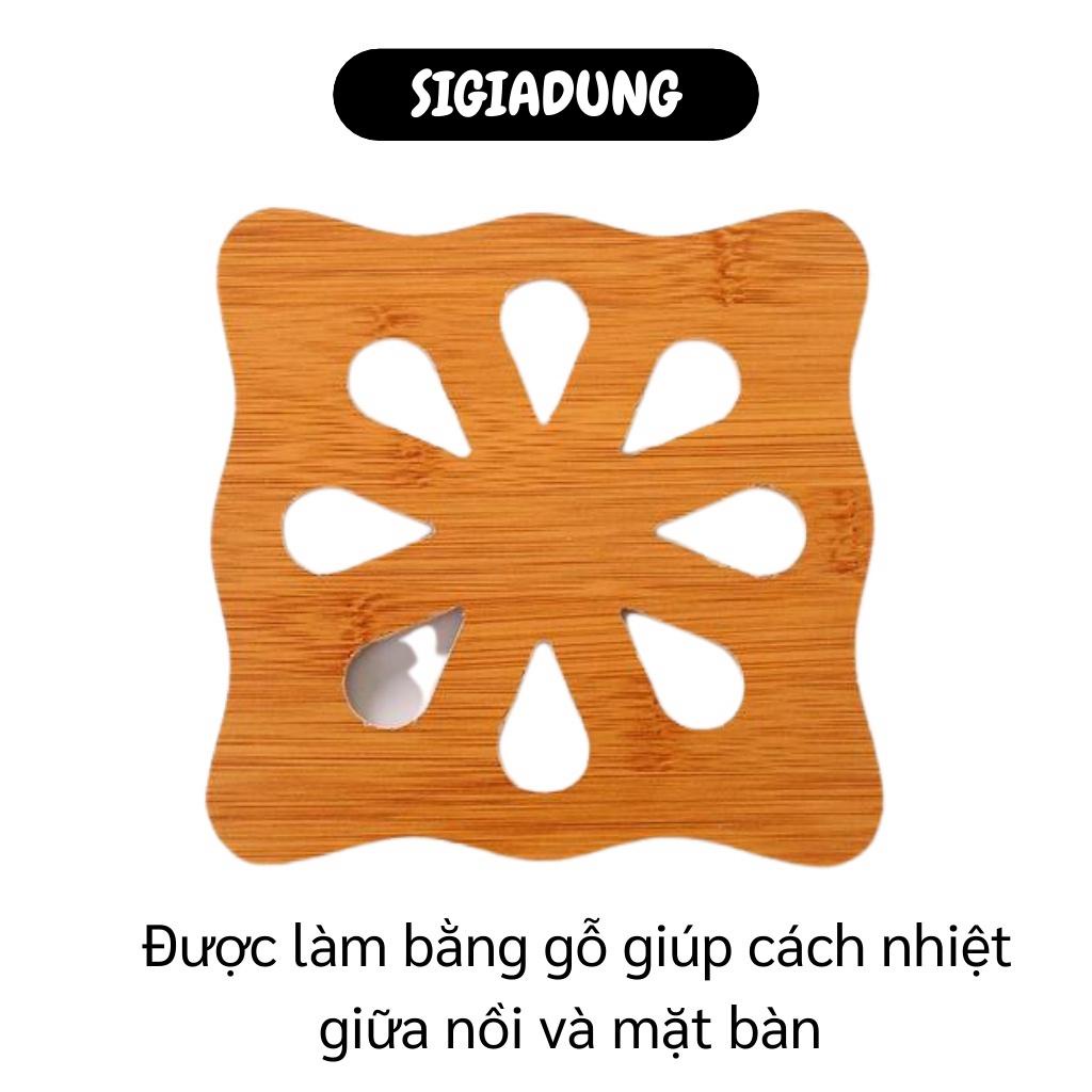 GIÁ SỈ Rế ly bằng gỗ, đế lót ly, lót nồi, miếng lót ly, lót nồi 5723