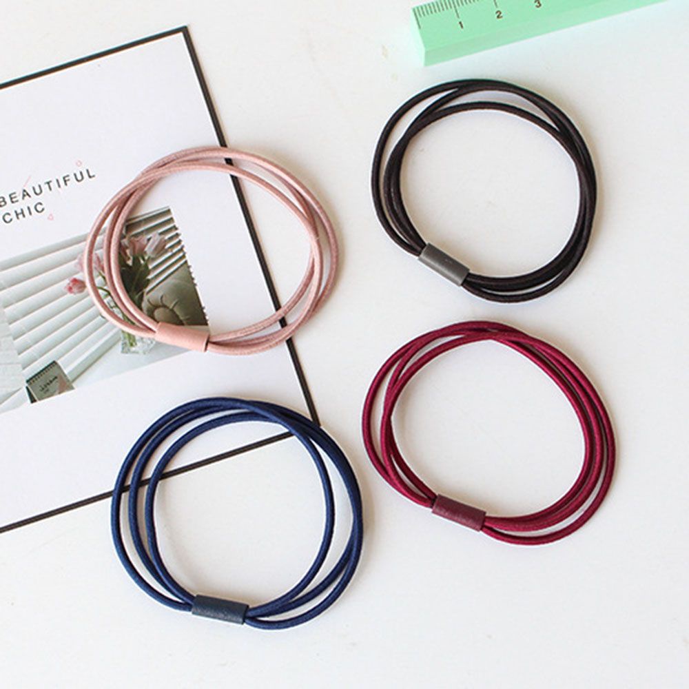 Dây buộc tóc 3 trong 1 độ co giãn cao thiết kế mới thời trang dành cho nữ