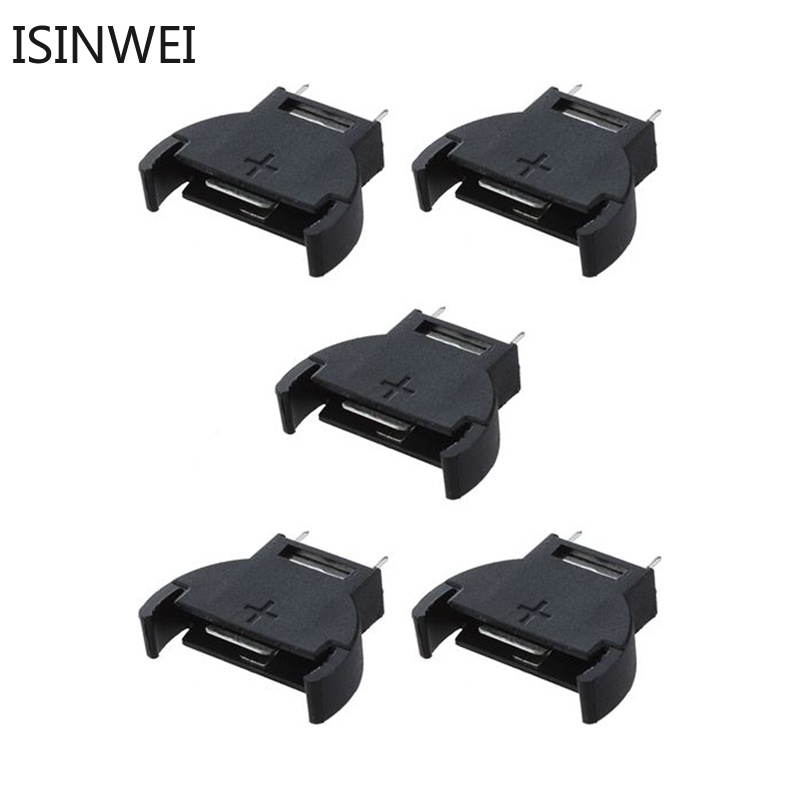 Bộ 100 Hộp Nhựa Đựng Pin 3 Pin Màu Đen CR2032 2032 3V