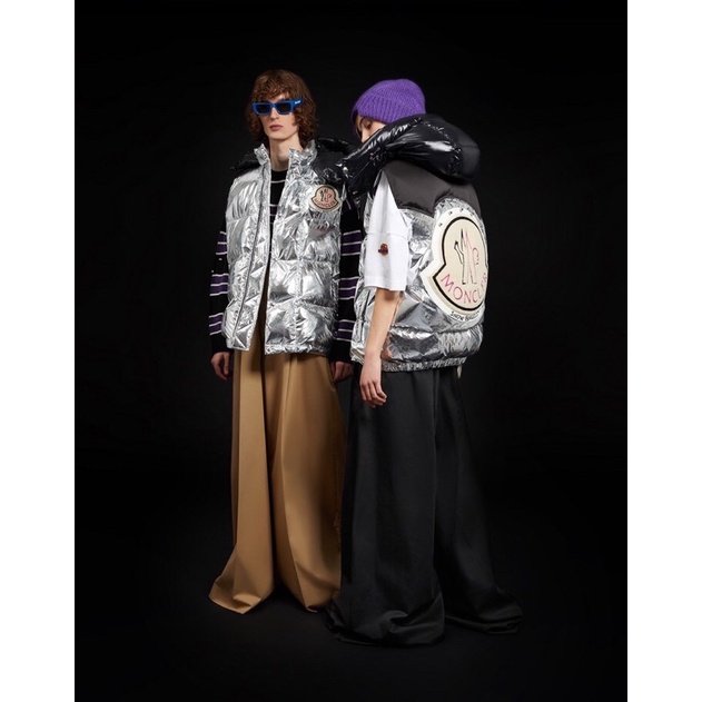 Áo khoác phao gile nam có mũ thương hiệu thời trang Moncler cao cấp mẫu mới phong cách