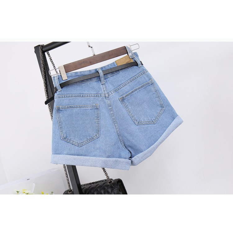 Quần Short Bò Nữ Phong Cách Basic Bao Chất Bao Đẹp N11