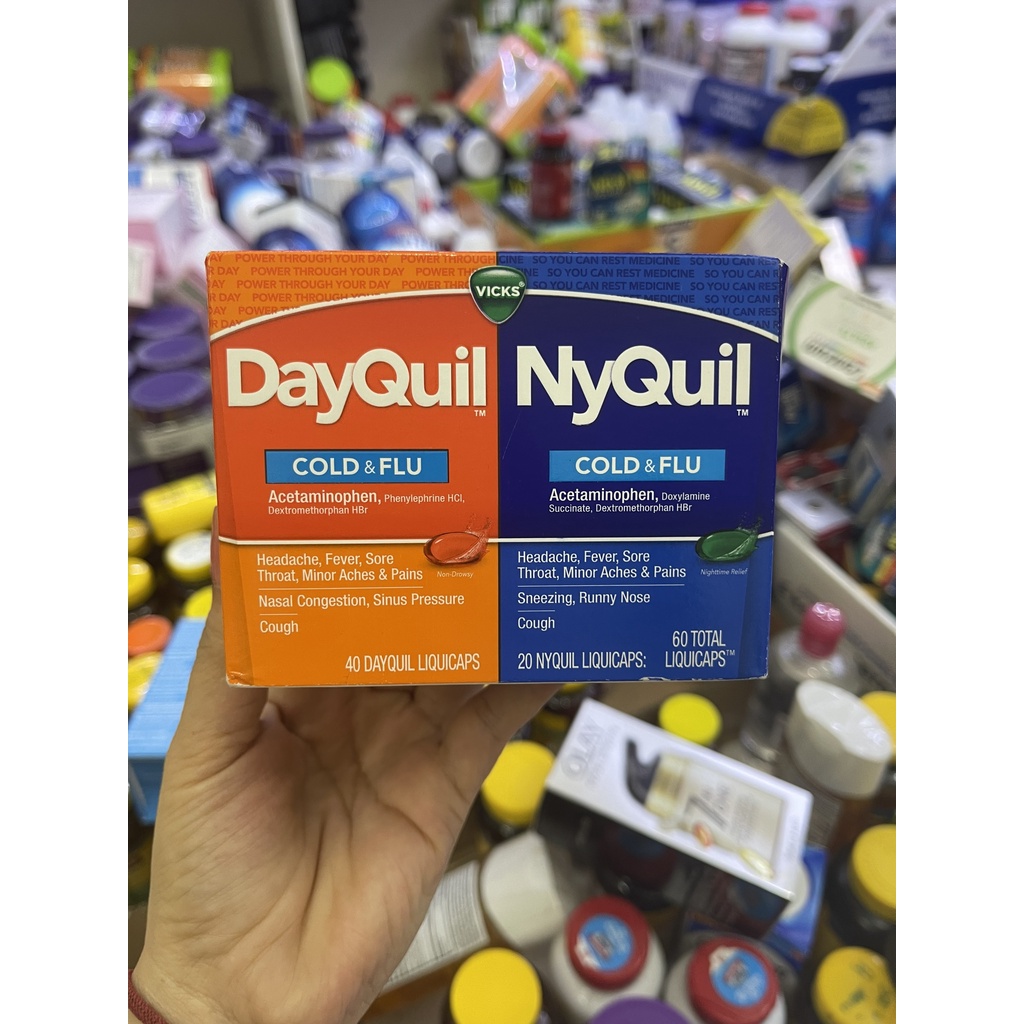 [Tramcathy] Vicks DayQuil &amp; NyQuil Severe Cold &amp; Flu Liquicaps
