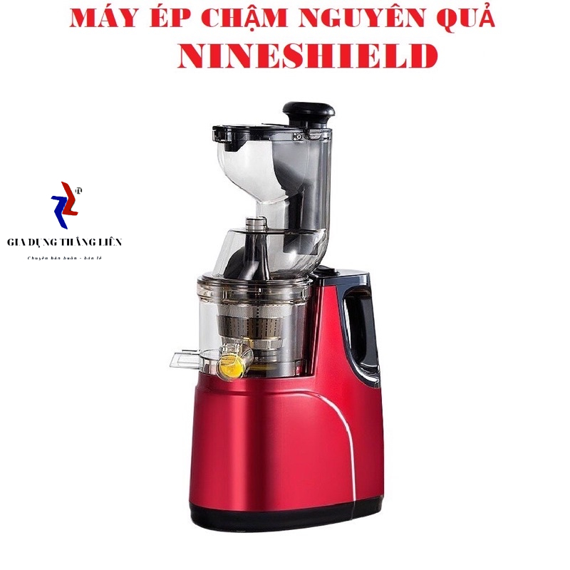 Máy ép chậm cổ rộng chính hãng Nineshield KB - F8 , Máy ép chậm trái cây hoa quả ép nguyên quả mạnh mẽ kiệt bã đến 97%