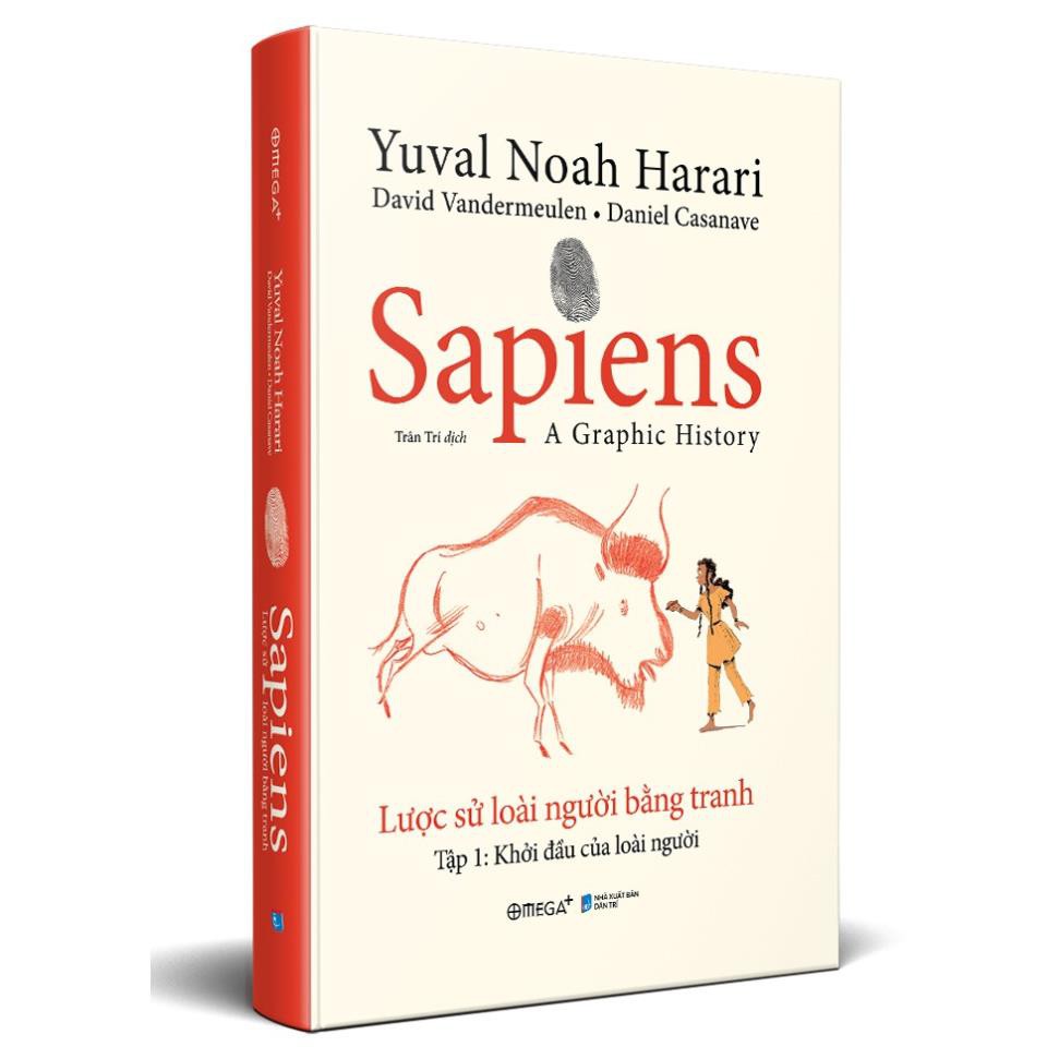 Sách - Sapiens - Lược sử loài người bằng tranh (Tập 1 - Khởi đầu của loài người) [AlphaBooks]