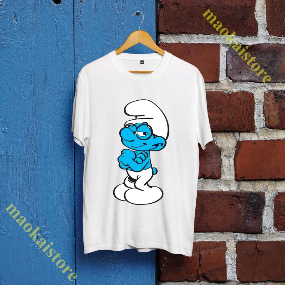 [DISCOUNT]💚Áo Thun The Smurfs - Áo Thun Xì Trum - The Smurfs T-Shirt siêu đẹp - XT-008