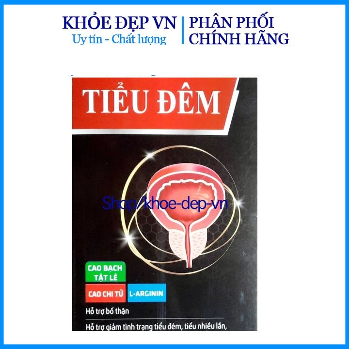 Viên tiểu đêm thảo dược ngăn ngừa tiểu đêm , tiểu nhiều lần , tiểu không tự chủ đái dầm hộp 30 viên