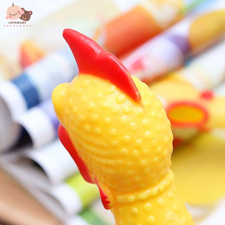 [HOT]Screaming Chicken Dog Chew Squeak Toy Vent Squeeze Sound Toys Funny Gadgets