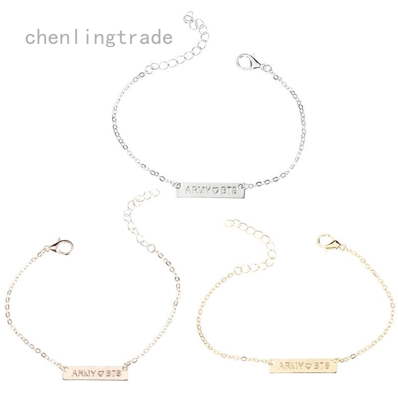 Set 1 vòng tay/vòng cổ/vòng tay/vòng tay/nhẫn thời trang KPOP BTS ARMY
