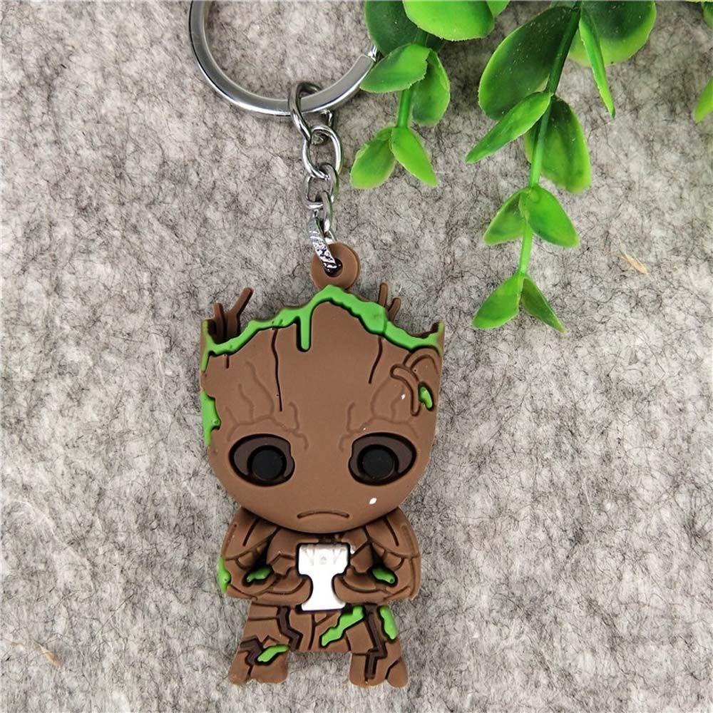 Móc Khóa Gắn Mặt Hình Nhân Vật Deadpool Dễ Thương