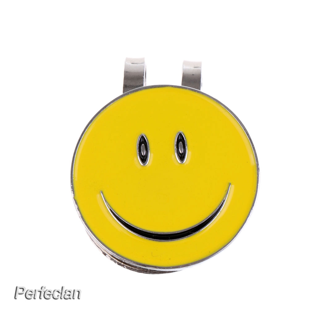 Kẹp Nam Châm Đánh Dấu Bóng Golf Hình Mặt Cười Đáng Yêu