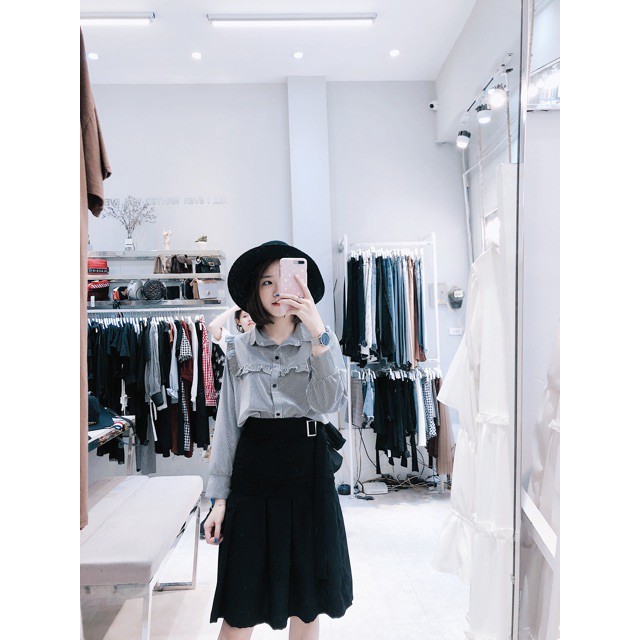 Chân váy xếp ly tag sắt - Q481 : 300 ( đen, nâu) | BigBuy360 - bigbuy360.vn