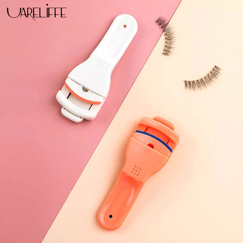 Uareliffe Natural Curling Eyelash Curler Light Plastic Material Press-type Eyelashes Curling Clip Eyelash Makeup Tool