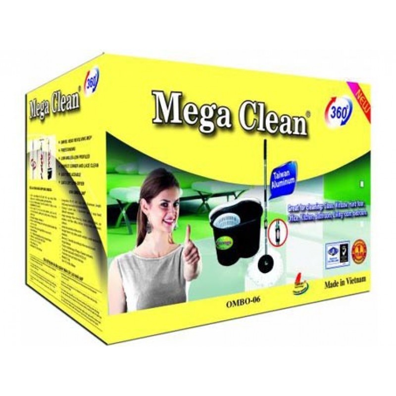 Bộ Lau Nhà 360 Độ Omega Clean Thông Minh