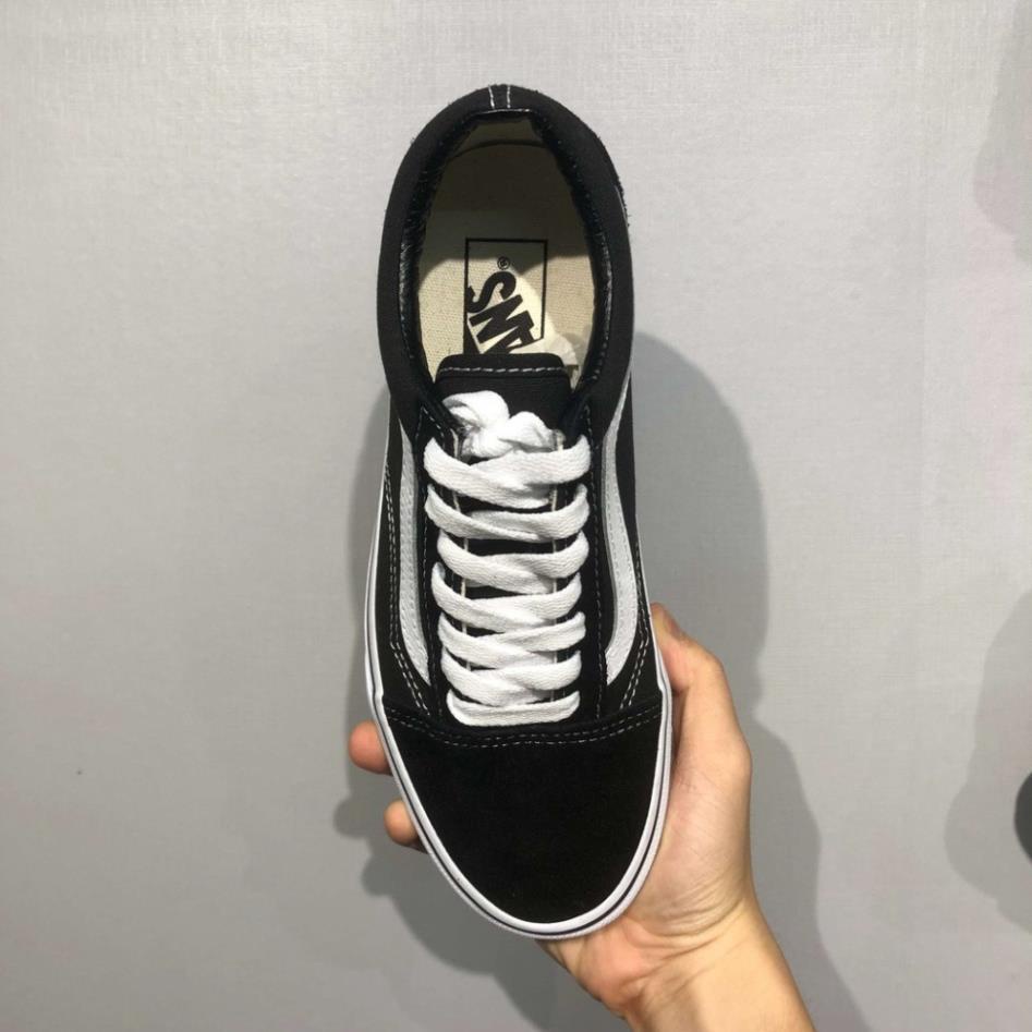 [FULL BOX + BILL] Giày Thể Thao, Giày Sneaker VANS Old Skool Black White (Có Sẵn - Giày đầy đủ tem - box - túi vải)