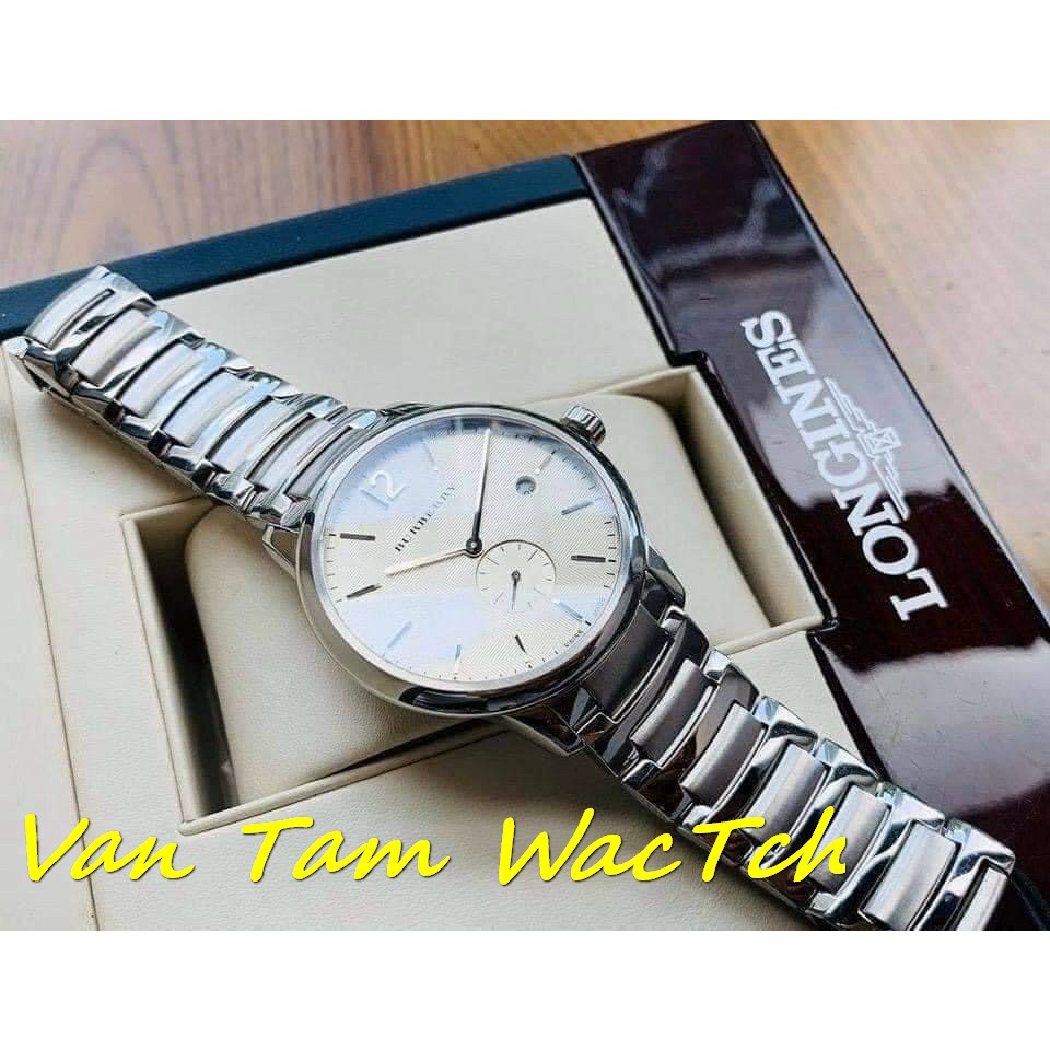 Đồng hồ đôi nam nữ burberry bu10018 40mm, bu10004 40mm máy thụy sĩ quartz, mẫu mặt tròn màu trắng, dây thép không gỉ