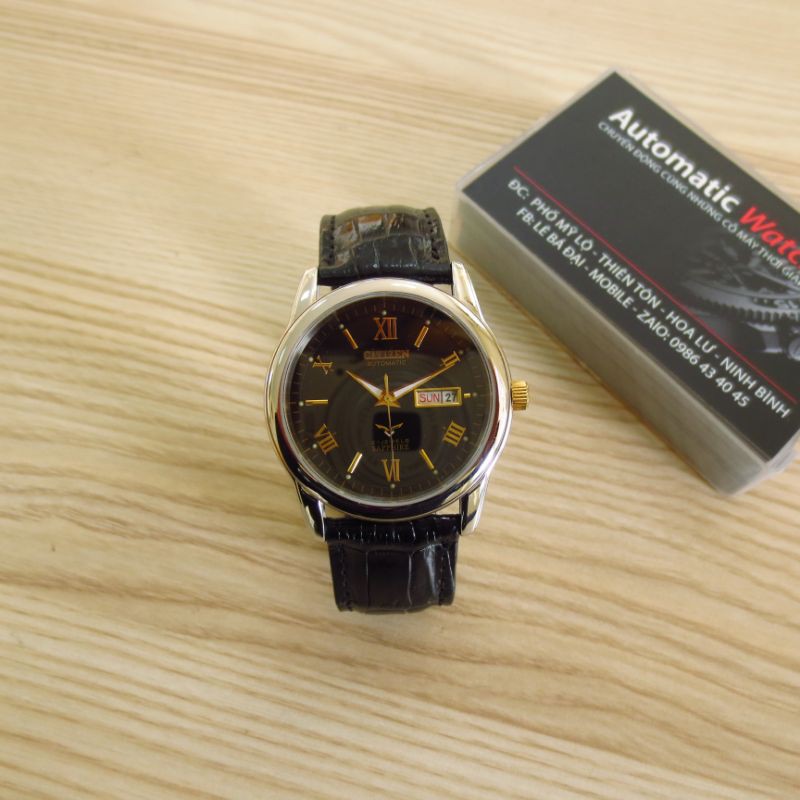 Đồng hồ cơ nam CITIZEN Automatic nhật bãi xịn tự động nạp cót