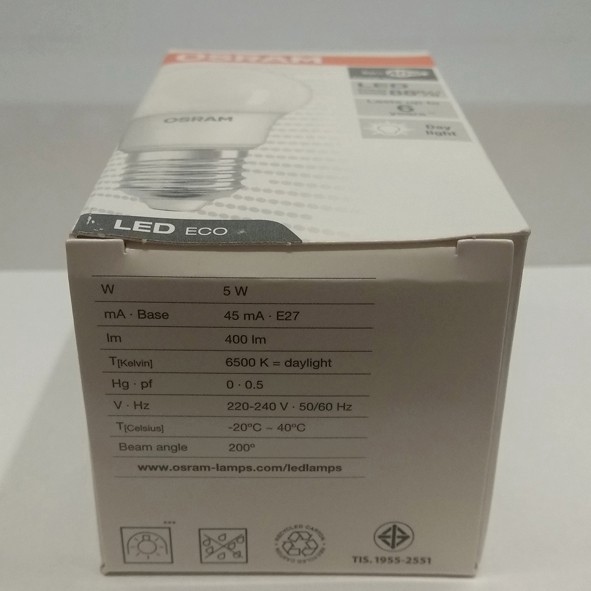 Osram Set 2 Bóng Đèn Led 5 Watt Mua 1 Get 1