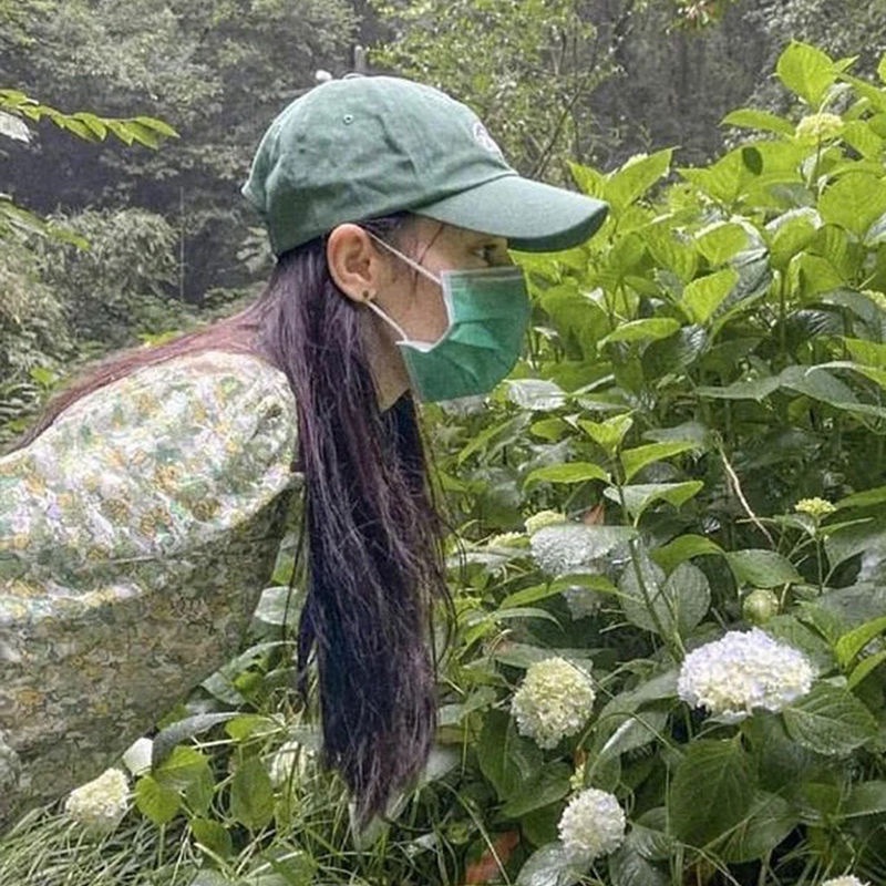 Mũ Chống Nắng Thương Hiệu Thời Trang Hàn Quốc Màu Xanh Lá Cây