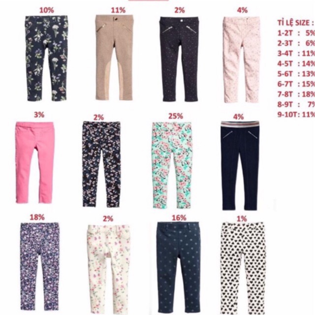 Quần Tregging BG HM 1/2-9/10
