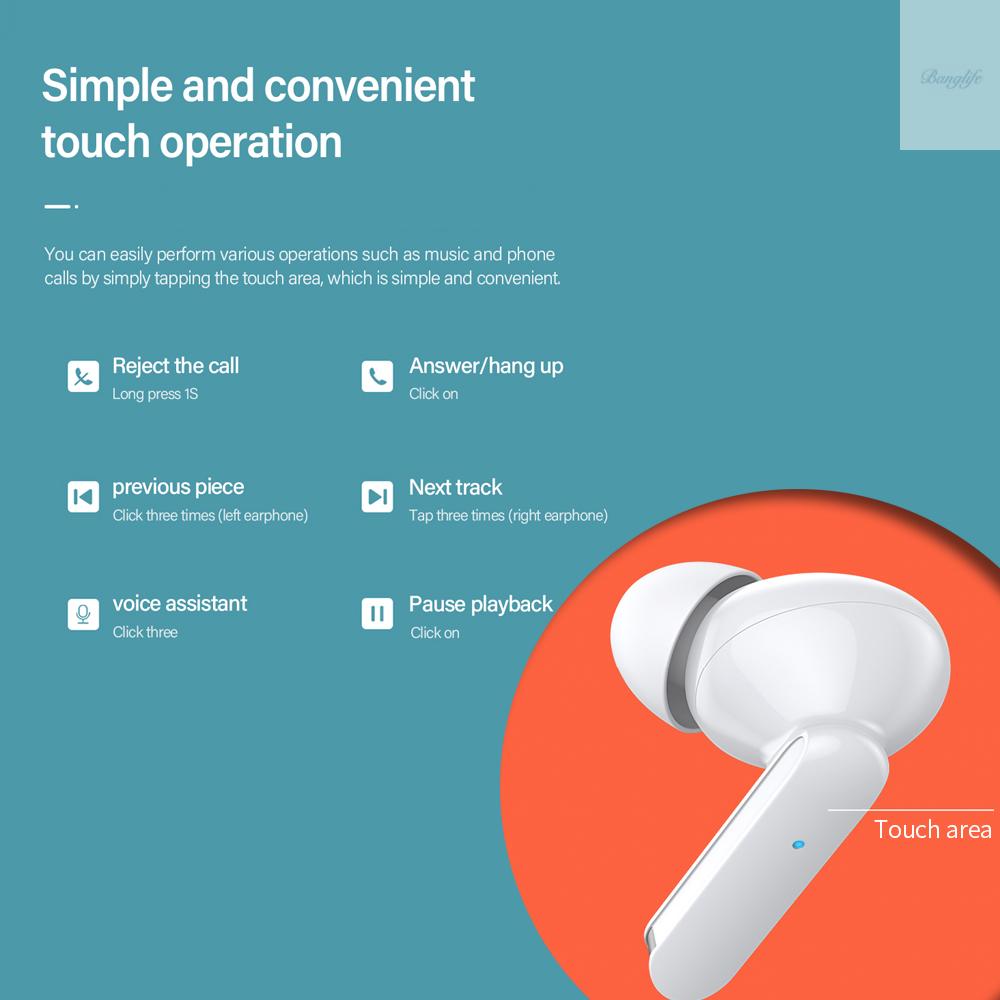 Bộ Tai Nghe Nhét Tai Không Dây Chống Nước Chống Mồ Hôi Cho Lenovo Xt90 | BigBuy360 - bigbuy360.vn