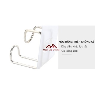 Móc inox treo thau rổ, vật dụng chịu lực tốt - J167, Q011