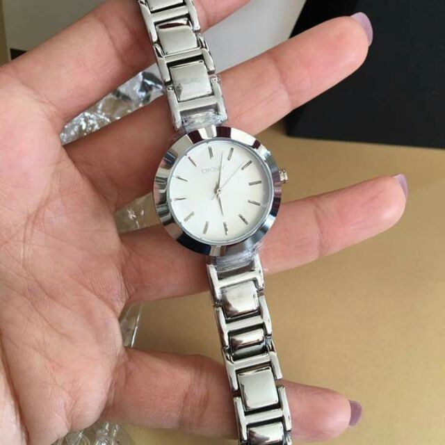 Đồng hồ nữ DKNY 28mm dây bạc