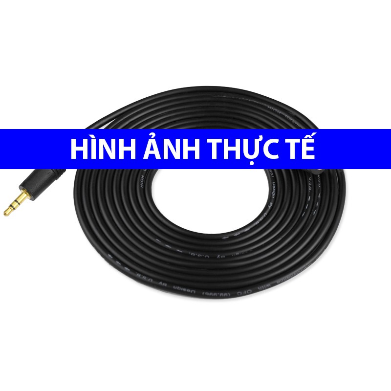 Dây tín hiệu đầu 3 li đực ra đầu 3 li cái JSJ 613 dài 1.8m đến 5m mạnh mẽ và bền khả năng chống nhiễu tốt