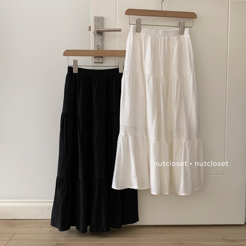 [Mã FADIRECT20 giảm 20K đơn 150K] Chân váy dài thô voan _ CV0027