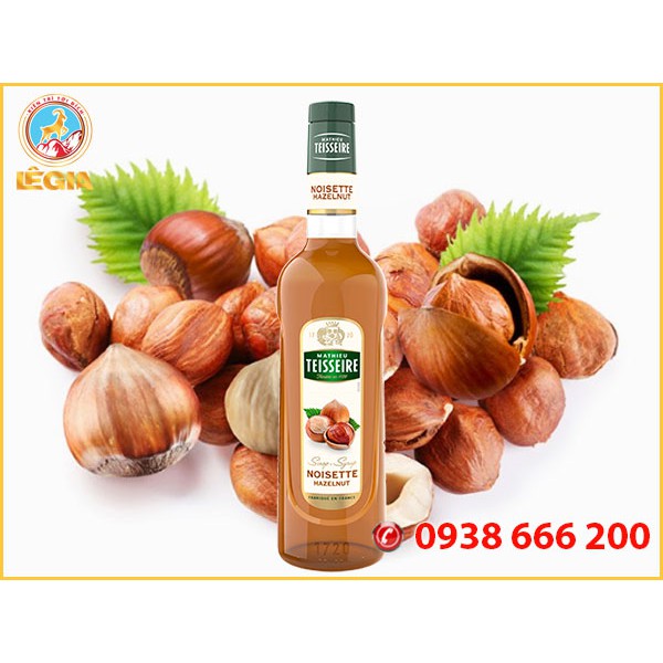 SIRO TEISSEIRE HẠT PHỈ - TEISSEIRE HAZELNUT SYRUP