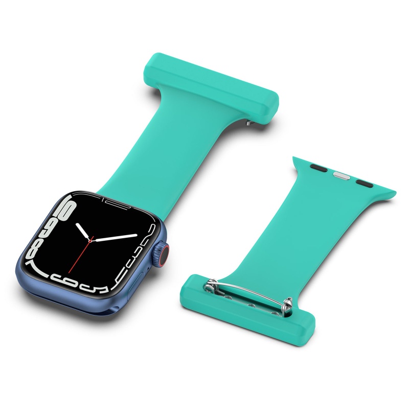 Dây Đeo Đồng Hồ Thay Thế Bằng Silicon Cho iWatch 1 2 3 4 5 6 7 8 SE 42 44 45mm