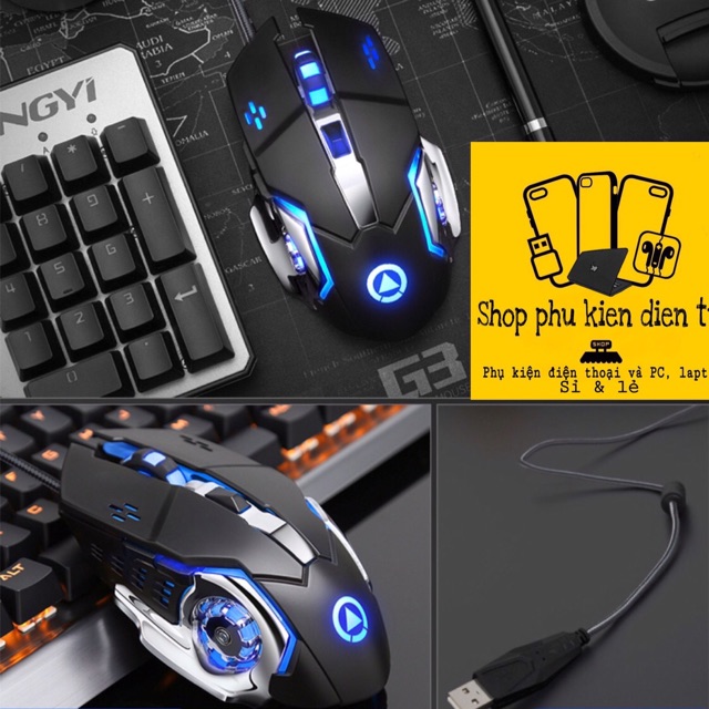 GAMING MOUSE CHUỘT G3 LED CHUYỂN MÀU