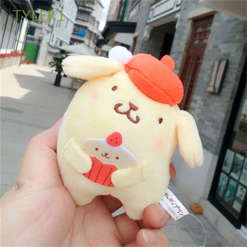 Móc Khóa Hình Chú Chó Purin Nhồi Bông 10cm Dễ Thương