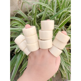 Nhẫn xương mỹ nghệ bản vuông