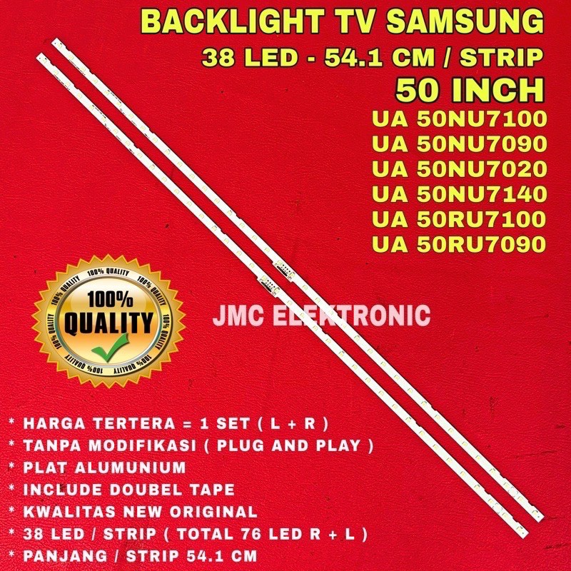 Đèn Led Chiếu Sáng Cho Tv Samsung Ua50Nu7100 Ua50Nu7090 Ua50Nu7020