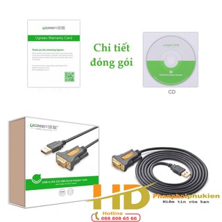 Cáp USB to Com dài 2m Ugreen 20222