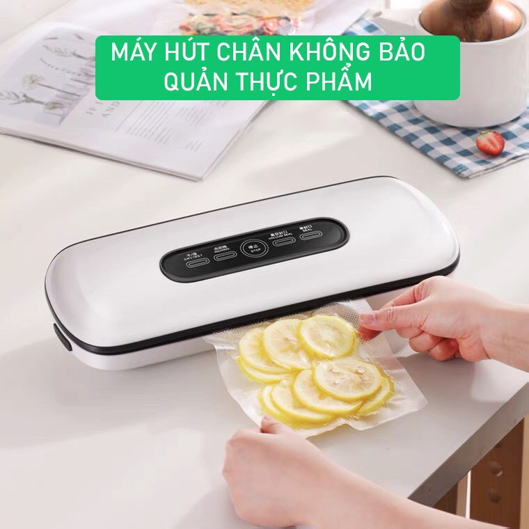 Máy Hút Chân Không Bảo Quản Thực Phẩm Hàn Tự Động ZK-3002 Cao Cấp- Chống Nước,Bảo Hành 6 Tháng Tặng kèm 10 Túi Bảo Quản