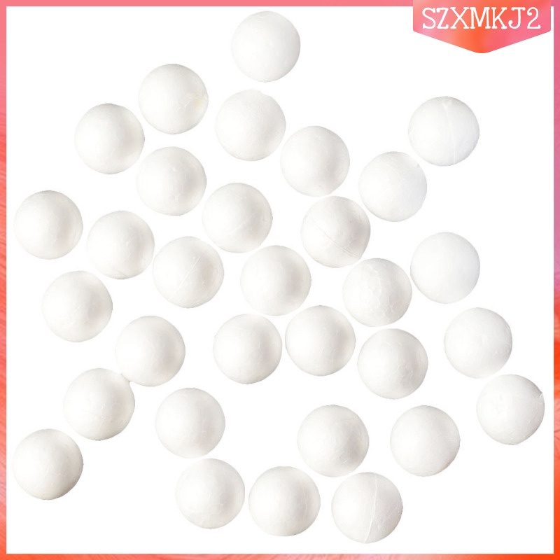 [szxmkj2] Quả Cầu Xốp Polystyrene Styrom 0mm Làm Đồ Thủ Công Mỹ Nghệ DIY Trang Trí Cho Bé