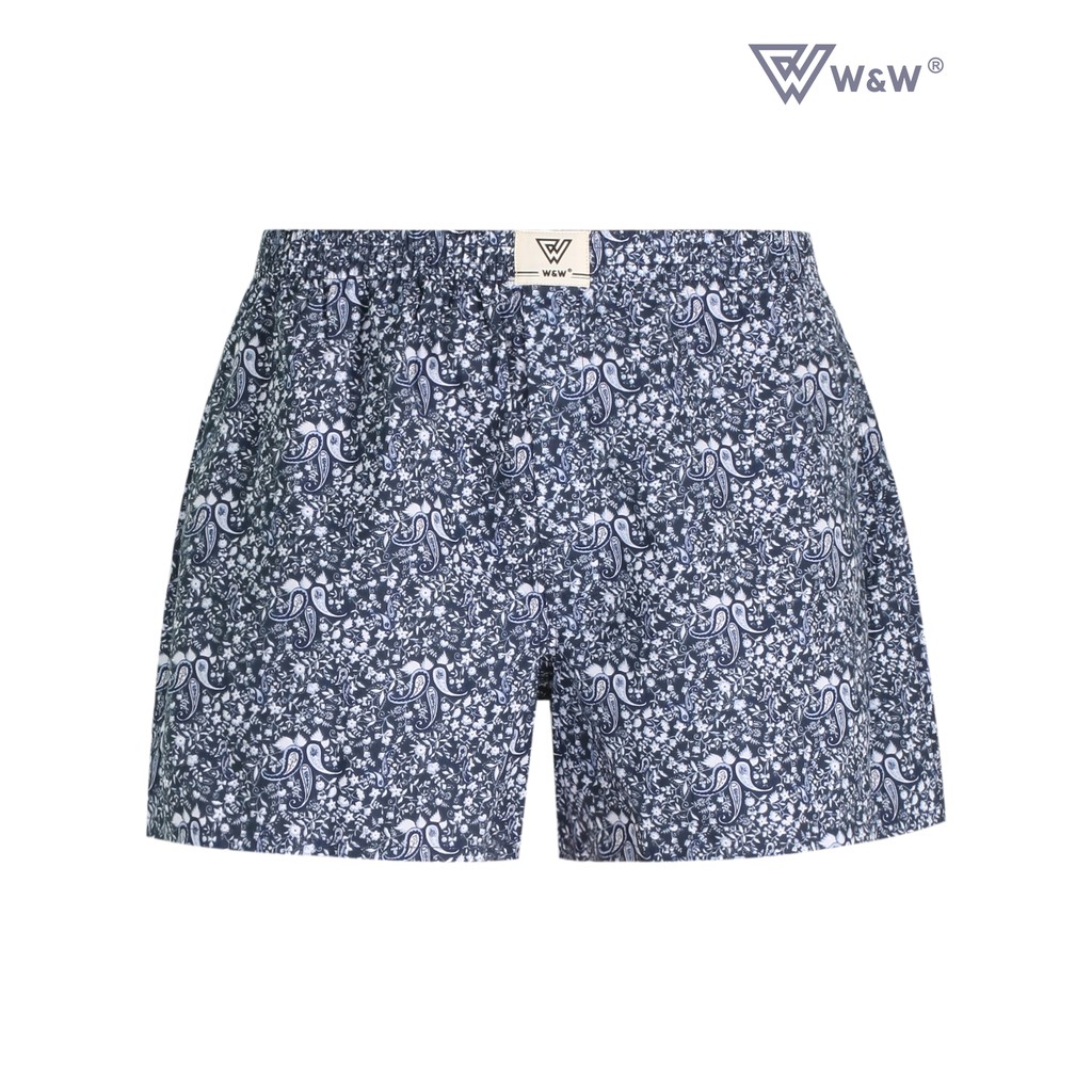 Quần Đùi Nam W&amp;W 100% Cotton Mỏng Nhẹ Thoáng Mát - Thấm Hút Mồ Hôi- WSH16