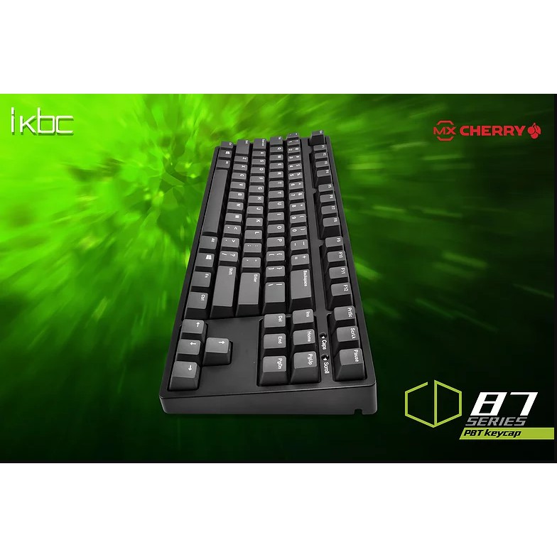 Bàn phím cơ iKBC CD 87 Black - PBT Keycaps