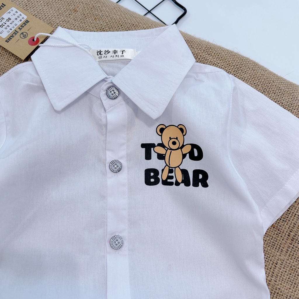 ÁO SƠ MI BÉ TRAI SIÊU ĐẸP