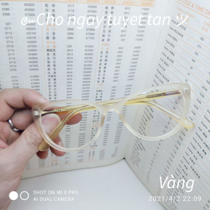 Gọng Kính Cận P8013 Màu Hot Hit
