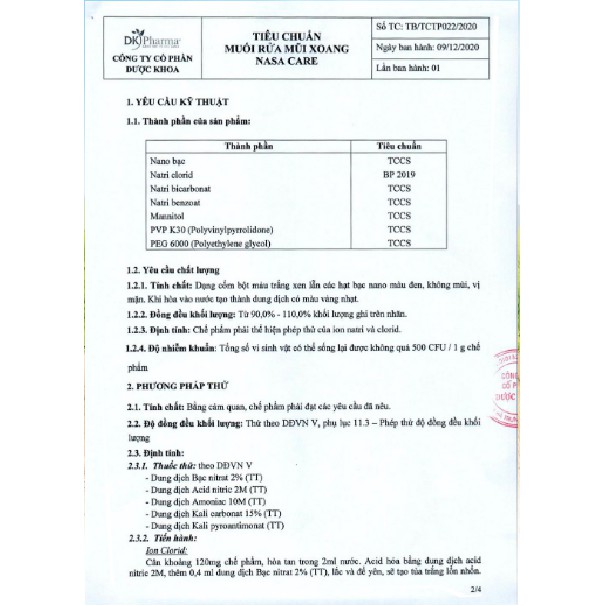 Muối rửa mũi xoang NASA CARE: Nano bạc Châu Âu, Natri clorid(tiêu chuẩn BP/USP) giúp loại bỏ chất nhầy, bụi bẩn | BigBuy360 - bigbuy360.vn