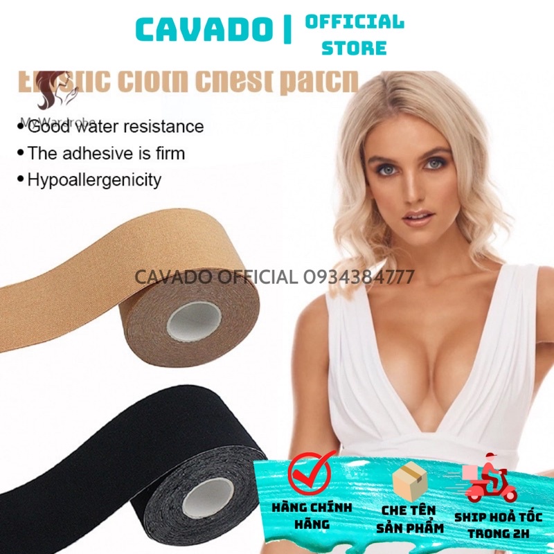 [Che tên sp] Cuộn băng keo dán nâng ngực tự dính thoáng khí chất lượng cao