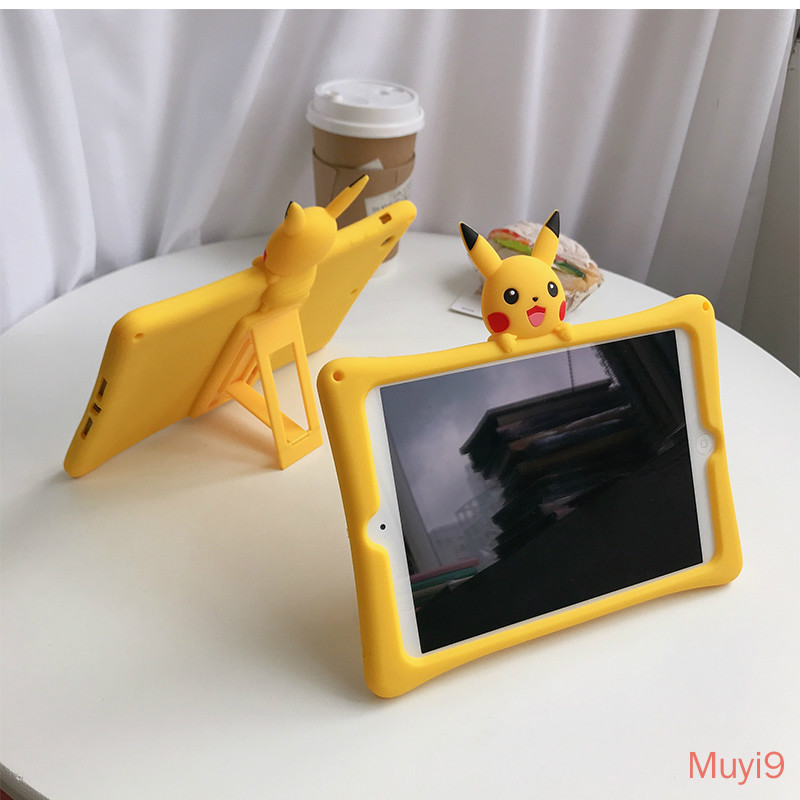 Ốp máy tính bảng hình pikachu cho IPad 2018 Mini1/2/3/4/5/6/Air2 Pro9.7 i2/3/4 ipad6 10.2 Pro | BigBuy360 - bigbuy360.vn