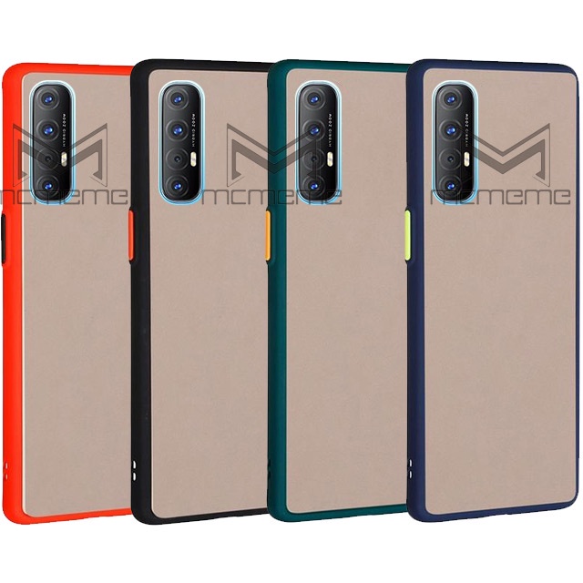 Ốp điện thoại mặt nhám chống sốc dành cho OPPO Reno 8T 7 7Z 5 5G 3 4 Pro 4G Reno3 Reno4 Reno5 5G
